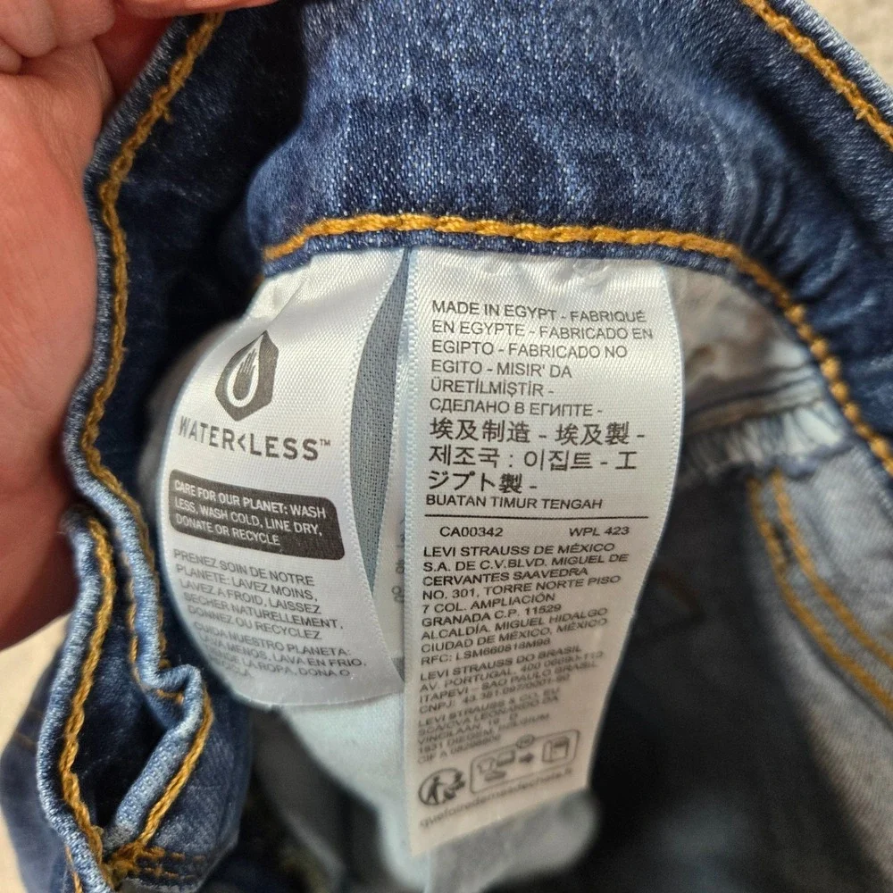 Levis 527 Jeans Mens 32x30 (fit 32x29) Blue stretch Slim Boot bootcut